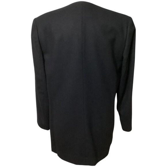 Vintage 70s Pendleton Black Wool Blazer‎ Jacket Women's Size 10 - Picture 2 of 7